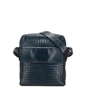 Pre Loved bottega veneta Women blue | blue Crossbody Bags